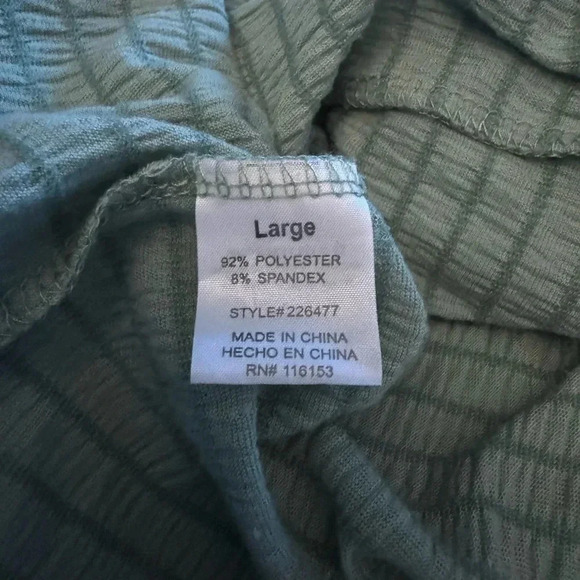 Poof New York Women’s Green Maxi Dress with Puff Sleeves Cottagecore Large - Picture 4 of 5